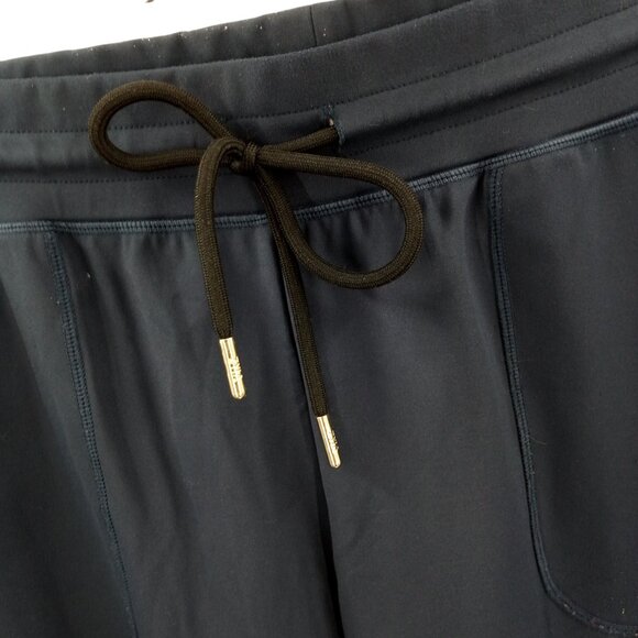 Zyia Everywhere Zipper Joggers Size M Active Blue Stretch Pockets Pants Workout - Picture 3 of 12
